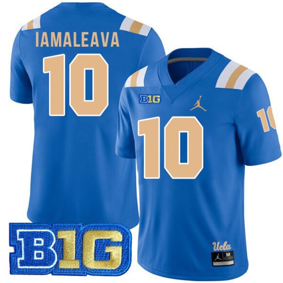 Mens Youths Kids Womens Madden Iamaleava Blue Stitched Jersey